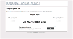 Desktop Screenshot of bugunayinkaci.net
